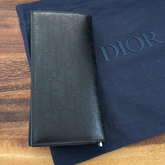 New Men’s Dior Vertical bifold wallet Black - Picture 9 of 10